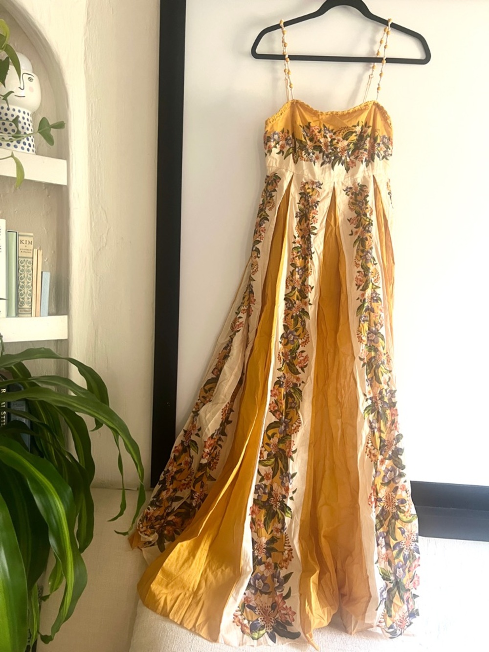 FARM Rio Sand Hilo Stripes Maxi Dress Size Medium NWT - Picture 4 of 16
